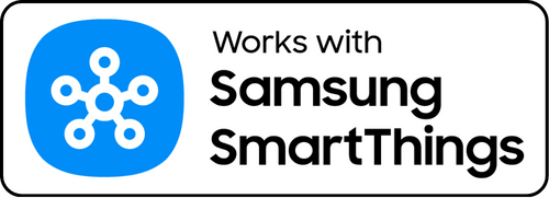 Works with Samsung SmartThings